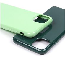 Купить Чехол-накладка для iPhone 11 Pro Max ГЛЯНЕЦ TPU 011338 зеленый оптом, в розницу в ОРЦ Компаньон