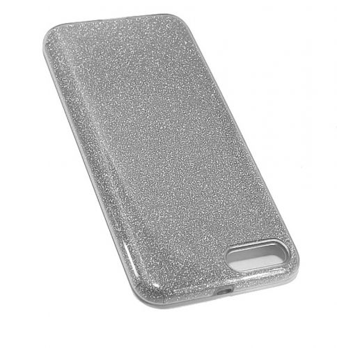 Чехол-накладка для XIAOMI Mi6 JZZS Shinny 3в1 TPU серебро - фото фото 3