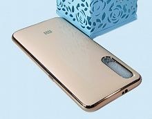 Чехол-накладка для XIAOMI Mi9 ELECTROPLATED TPU+PET золото  - фото