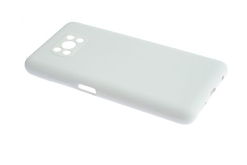 Чехол-накладка для XIAOMI Poco X3 NFC SILICONE CASE NL OP закрытый белый (9) оптом, в розницу Центр Компаньон фото 2