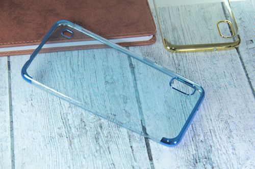Чехол-накладка для Samsung A105F A10 ELECTROPLATED TPU DOKA синий - оптовая продажа фото 4 Чехол-накладка для Samsung A105F A10 ELECTROPLATED TPU DOKA синий - фото фото 4