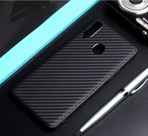 Чехол-накладка для Samsung A207F A20s CARBON TPU черный - фото фото 2