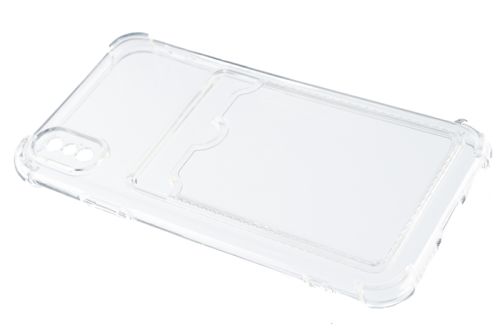 Чехол-накладка для iPhone X/XS VEGLAS Air Pocket прозрачный оптом, в розницу Центр Компаньон фото 2