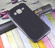 Чехол-накладка для Samsung G360H FASHION TPU матовый черный - фото