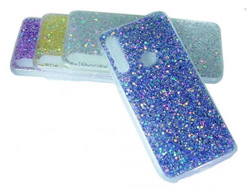 Чехол-накладка для HUAWEI P30 Lite DROP STAR TPU синий - фото