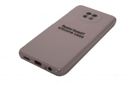 Чехол-накладка для XIAOMI Redmi Note 9T SILICONE CASE закрытый светло-розовый (18) - фото фото 2