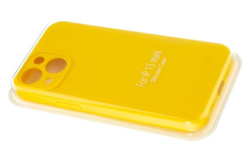 Чехол-накладка для iPhone 13 Mini VEGLAS SILICONE CASE NL Защита камеры желтый (4) оптом, в розницу Центр Компаньон фото 2