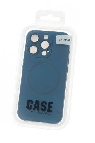 Чехол-накладка для iPhone 15 Pro VEGLAS Lens Magnetic синий оптом, в розницу Центр Компаньон фото 4