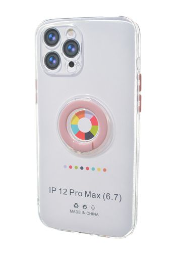 Чехол-накладка для iPhone 12 Pro Max NEW RING TPU розовый оптом, в розницу Центр Компаньон фото 4