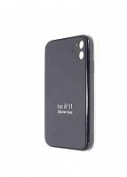 Чехол-накладка для iPhone 11 VEGLAS SILICONE CASE Защита камеры (18) черный - фото