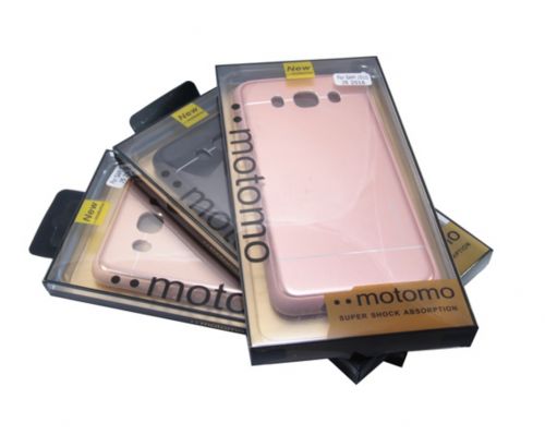 Чехол-накладка для Samsung J510 J5 MOTOMO Metall+TPU черный - фото фото 2