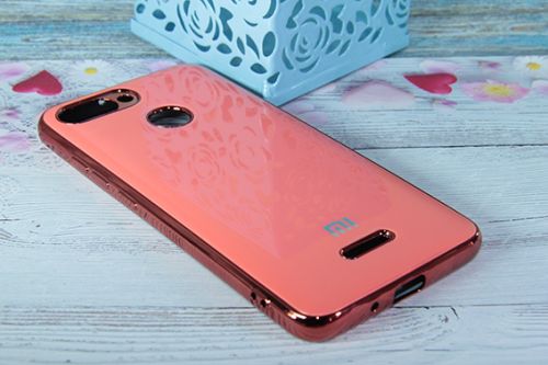 Чехол-накладка для XIAOMI Redmi 6 ELECTROPLATED TPU+PET коралловый  - фото фото 3