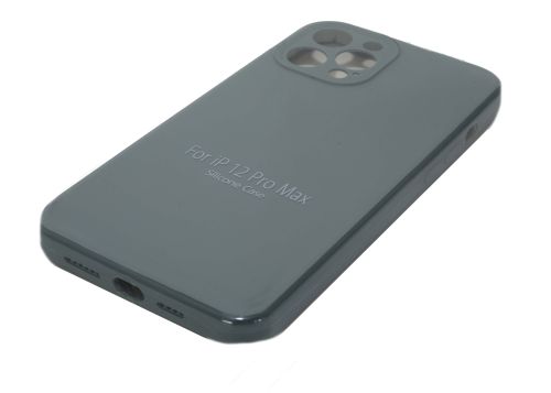 Чехол-накладка для iPhone 12 Pro Max VEGLAS SILICONE CASE NL Защита камеры хвойно-зеленый (58) оптом, в розницу Центр Компаньон фото 2