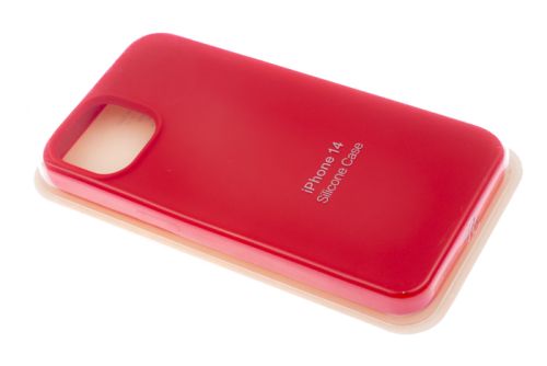 Чехол-накладка для iPhone 14 SILICONE CASE закрытый красный (14) оптом, в розницу Центр Компаньон фото 2