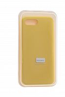 Чехол-накладка для HUAWEI Honor 10 SILICONE CASE закрытый желтый (20) - фото
