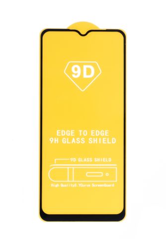 Защитное стекло для Samsung A032F A03 Core FULL GLUE VEGLAS YELLOW картон черный оптом, в розницу Центр Компаньон