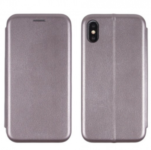 Чехол-книжка для iPhone X/XS BUSINESS 009805 серый - фото фото 2