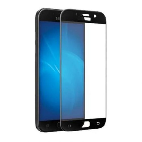 Защитное стекло для Samsung G532F J2 Prime FULL FLAT пакет черный - фото