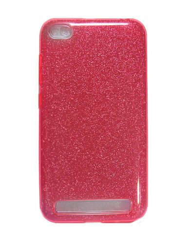 Чехол-накладка для XIAOMI Redmi 5A JZZS Shinny 3в1 TPU красная - фото