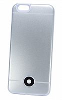Внешний АКБ пауэр банк чехол для iPhone 6 (4.7) NYX X5 3800mAh серебро - фото