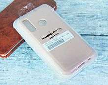 Чехол-накладка для HUAWEI P30 Lite SILICONE CASE закрытый светло-розовый (18) - фото