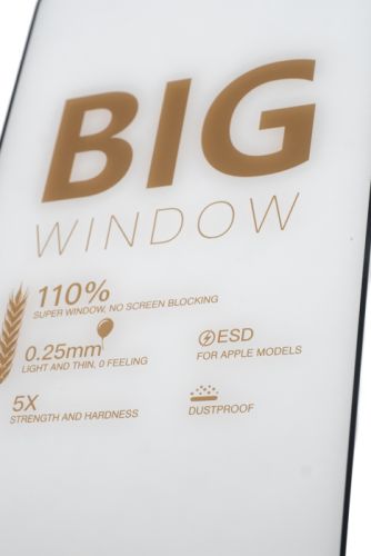Защитное стекло для iPhone 12 Pro Max WOLF KING YOGA MASTER пакет черный оптом, в розницу Центр Компаньон фото 2