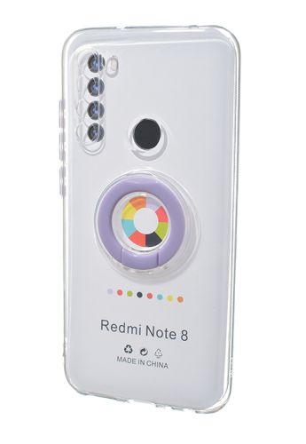 Чехол-накладка для XIAOMI Redmi Note 8 NEW RING TPU сиреневый оптом, в розницу Центр Компаньон фото 2