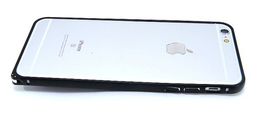 Бампер для iPhone 6/6S Plus мет 0,7мм ЗАМОК черный оптом, в розницу Центр Компаньон фото 3