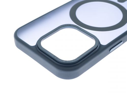 Чехол-накладка для iPhone 15 Pro VEGLAS Fog Magnetic темно-синий оптом, в розницу Центр Компаньон фото 3