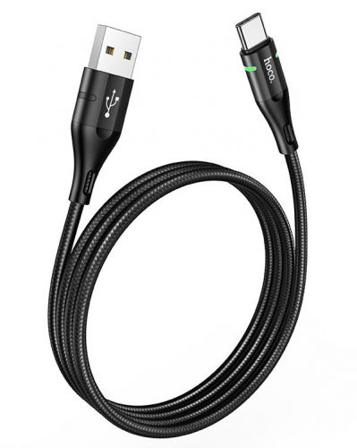 Кабель USB Type-C HOCO U93 Shadow 2.4A 1.2м черный - оптовая продажа Кабель USB Type-C HOCO U93 Shadow 2.4A 1.2м черный - фото