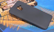 Купить Чехол-накладка для Samsung A730F A8 plus FASHION TPU матовый черный оптом, в розницу в ОРЦ Компаньон