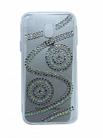 Чехол-накладка для SAMSUNG J330 YOUNICOU стразы LINES PC+TPU Вид 10 - фото