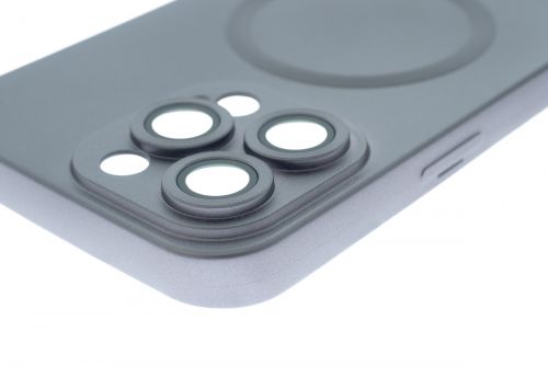 Чехол-накладка для iPhone 15 Pro Max VEGLAS Lens Magnetic серый оптом, в розницу Центр Компаньон фото 3