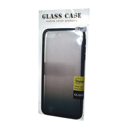 Чехол-накладка для iPhone 7/8 Plus GRADIENT TPU+Glass черный  оптом, в розницу Центр Компаньон фото 3