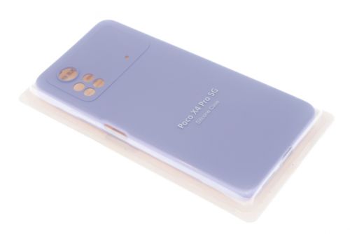 Чехол-накладка для XIAOMI POCO X4 Pro VEGLAS SILICONE CASE закрытый сиреневый (13) - оптовая продажа фото 2 Чехол-накладка для XIAOMI POCO X4 Pro VEGLAS SILICONE CASE закрытый сиреневый (13) - фото фото 2