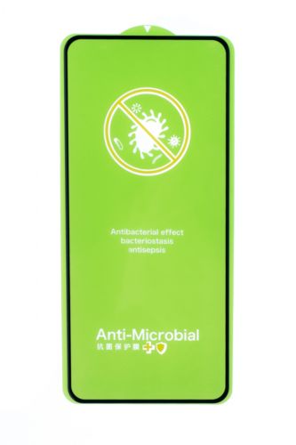 Защитное стекло для HUAWEI P Smart 2021 FULL GLUE ANTIBACTERIAL коробка черный - фото фото 2