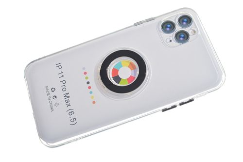Чехол-накладка для iPhone 11 Pro Max NEW RING TPU черный оптом, в розницу Центр Компаньон фото 3