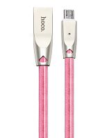 Купить Кабель USB-Micro USB HOCO U9 Zinc Jelly розовое-золото оптом, в розницу в ОРЦ Компаньон
