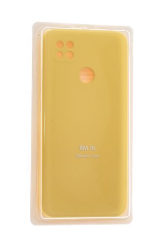Чехол-накладка для XIAOMI Redmi 9C SILICONE CASE закрытый желтый (20) оптом, в розницу Центр Компаньон