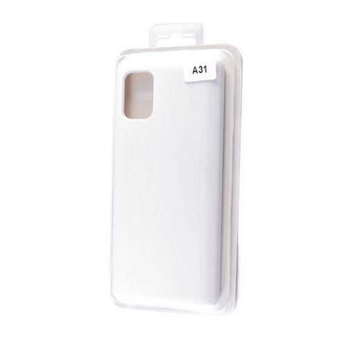 Чехол-накладка для Samsung A315F A31 VEGLAS SILICONE CASE закрытый белый (9) оптом, в розницу Центр Компаньон