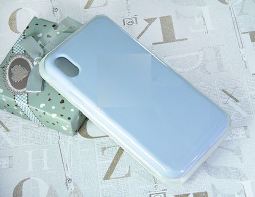 Чехол-накладка для iPhone XR SILICONE CASE закрытый сиренево-голубой (5) - оптовая продажа Чехол-накладка для iPhone XR SILICONE CASE закрытый сиренево-голубой (5) - фото