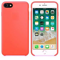 Чехол-накладка для iPhone 7/8/SE SILICONE CASE ярко-розовый (29) - фото