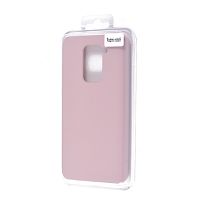 Чехол-накладка для XIAOMI Redmi Note 9 VEGLAS SILICONE CASE закрытый светло-розовый (18) - фото