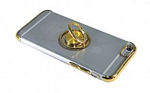 Купить Чехол-накладка для iPhone 6/6S ELECTROPLATED TPU КОЛЬЦО золото оптом, в розницу в ОРЦ Компаньон