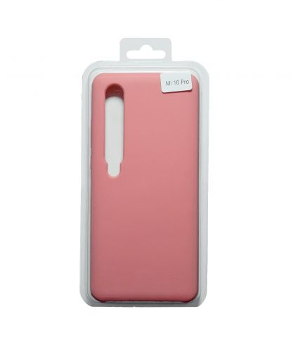 Чехол-накладка для XIAOMI Mi 10 Pro SILICONE CASE NL розовый (4) - фото