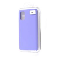 Купить Чехол-накладка для Samsung A415F A41 VEGLAS SILICONE CASE закрытый сиреневый (13) оптом, в розницу в ОРЦ Компаньон