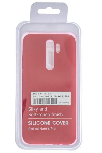 Чехол-накладка для XIAOMI Redmi Note 8 Pro SILICONE CASE OP закрытый красный (1) оптом, в розницу Центр Компаньон фото 4