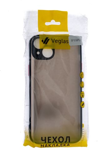 Чехол-накладка для iPhone 15 Plus VEGLAS Fog черный оптом, в розницу Центр Компаньон фото 3