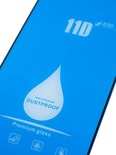 Защитное стекло для iPhone 15 Pro Max 11D FULL GLUE (синяя основа) пакет черный оптом, в розницу Центр Компаньон фото 2