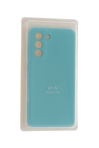 Чехол-накладка для Samsung G9900F S21FE SILICONE CASE закрытый бирюзовый (2) - оптовая продажа Чехол-накладка для Samsung G9900F S21FE SILICONE CASE закрытый бирюзовый (2) - фото